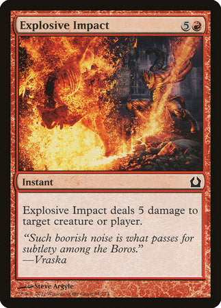 Explosive Impact [Return to Ravnica] | Mega City Incorporated