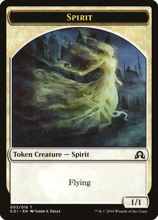 Spirit Token [Shadows over Innistrad Tokens] | Mega City Incorporated