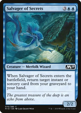 Salvager of Secrets [Core Set 2019] | Mega City Incorporated