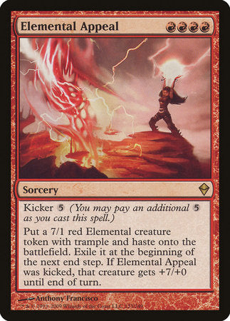 Elemental Appeal [Zendikar] | Mega City Incorporated