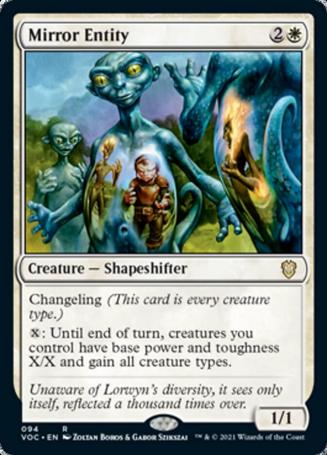 Mirror Entity [Innistrad: Crimson Vow Commander] | Mega City Incorporated