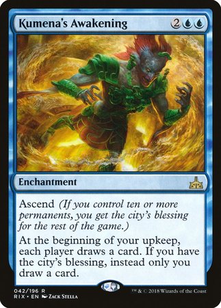 Kumena's Awakening [Rivals of Ixalan] | Mega City Incorporated