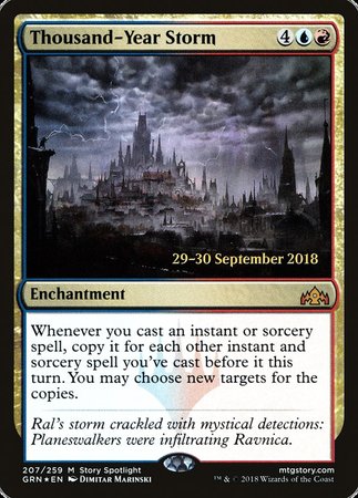 Thousand-Year Storm [Guilds of Ravnica Promos] | Mega City Incorporated