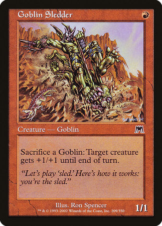 Goblin Sledder [Onslaught] | Mega City Incorporated