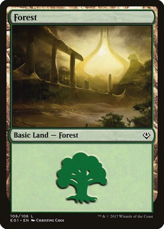 Forest (106) [Archenemy: Nicol Bolas] | Mega City Incorporated