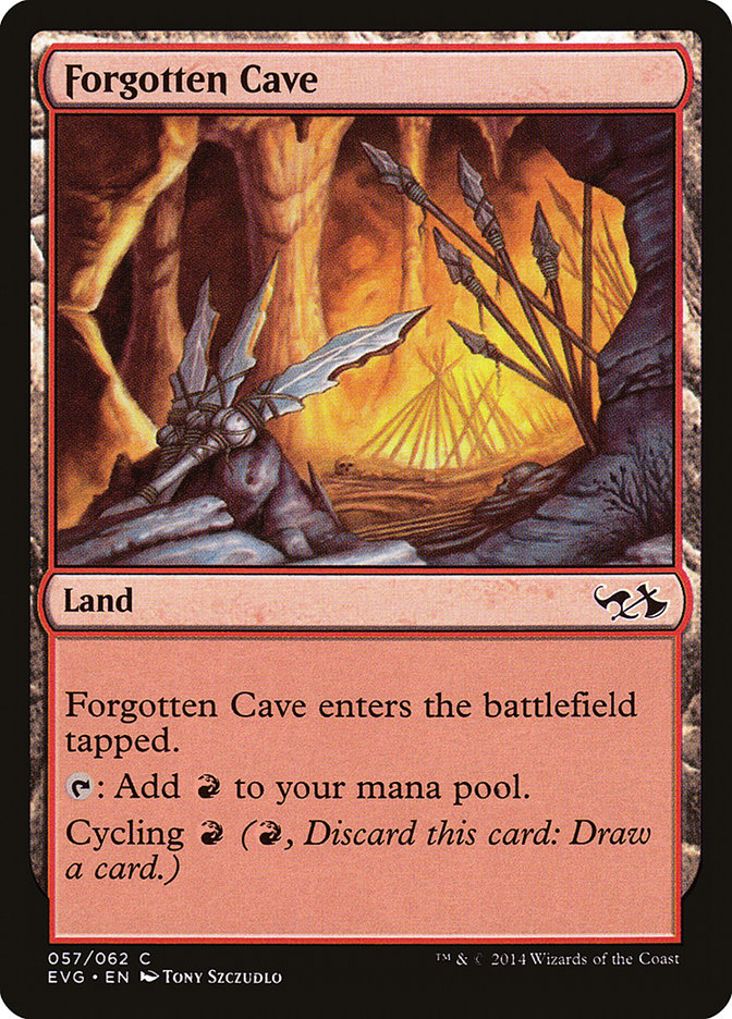 Forgotten Cave (Elves vs. Goblins) [Duel Decks Anthology] | Mega City Incorporated