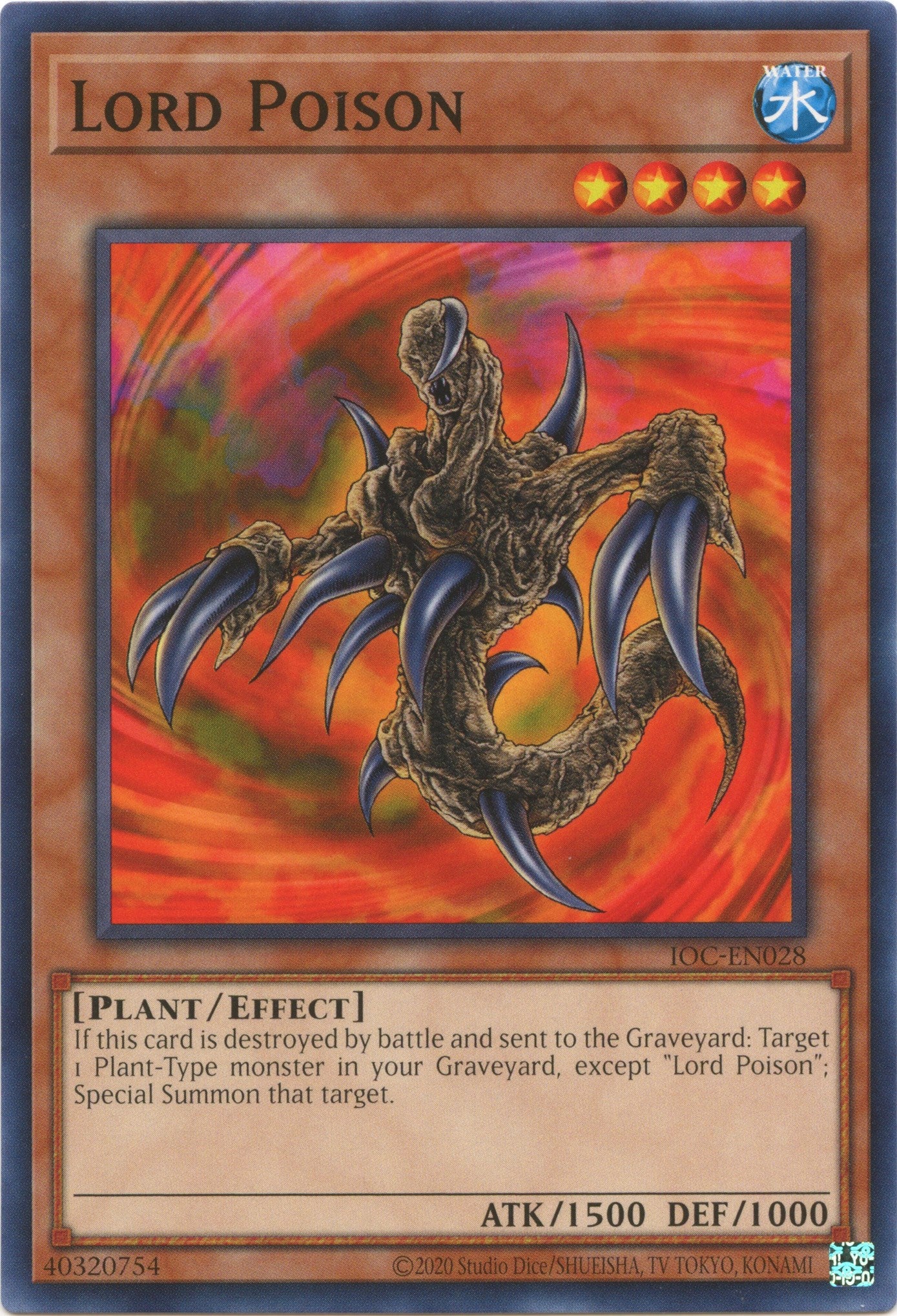 Lord Poison (25th Anniversary) [IOC-EN028] Common | Mega City Incorporated