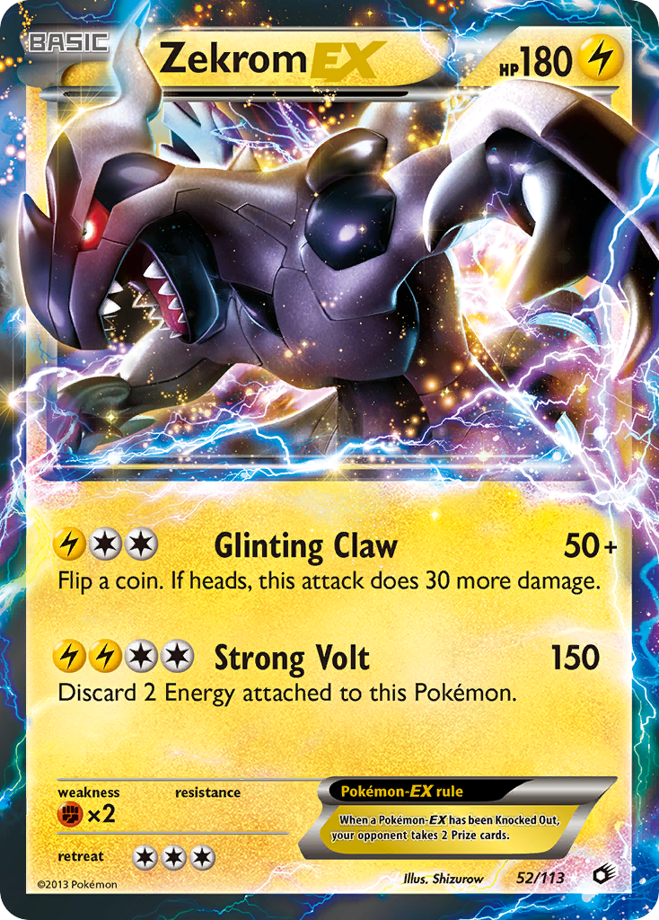 Zekrom EX (52/113) [Black & White: Legendary Treasures] | Mega City Incorporated