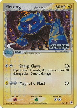 Metang (49/113) (Delta Species) (Stamped) [EX: Delta Species] | Mega City Incorporated