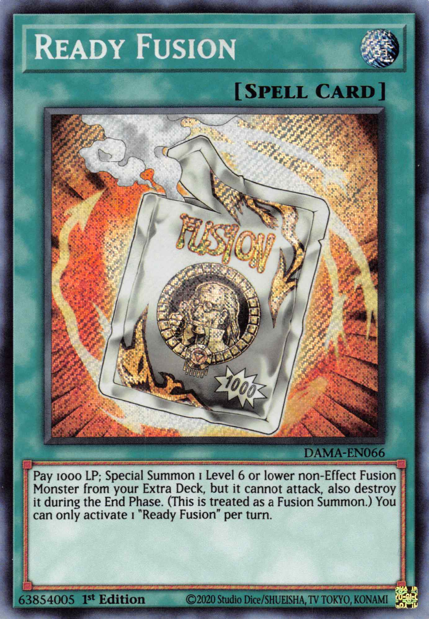 Ready Fusion [DAMA-EN066] Secret Rare | Mega City Incorporated