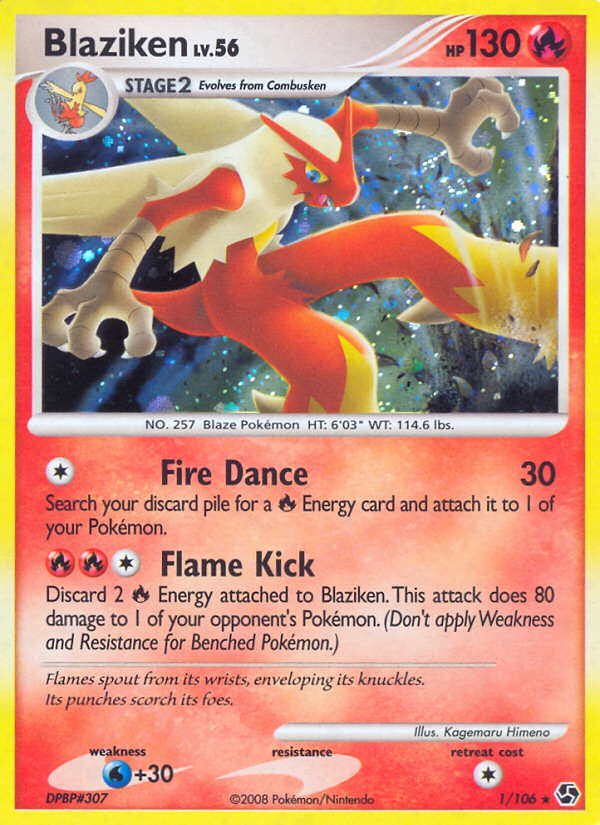 Blaziken (1/106) [Diamond & Pearl: Great Encounters] | Mega City Incorporated