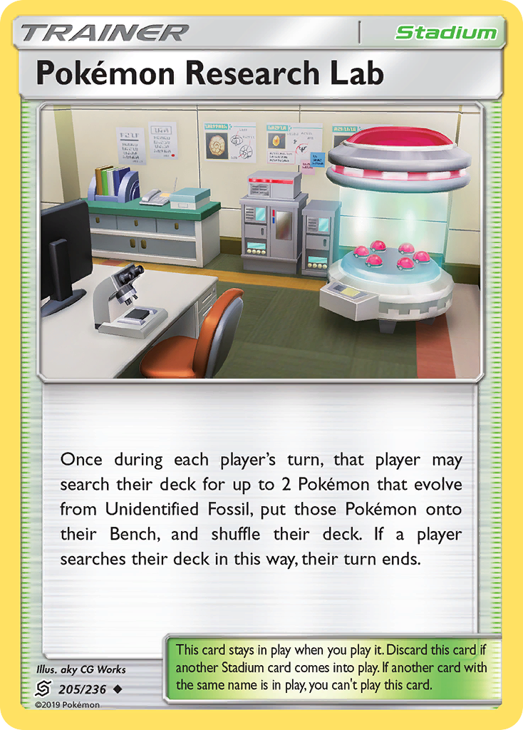 Pokemon Research Lab (205/236) [Sun & Moon: Unified Minds] | Mega City Incorporated