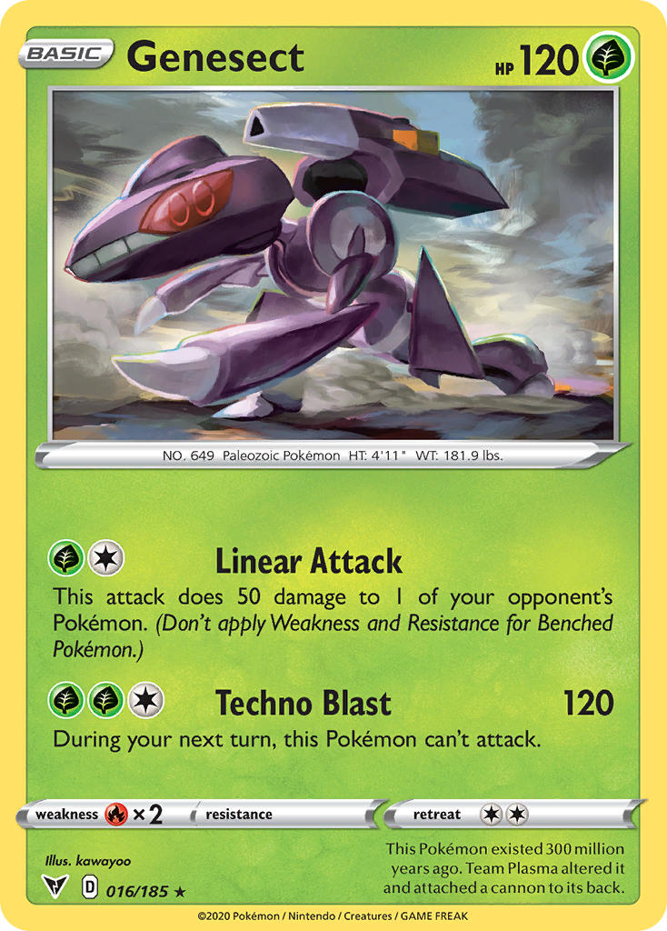 Genesect (016/185) [Sword & Shield: Vivid Voltage] | Mega City Incorporated