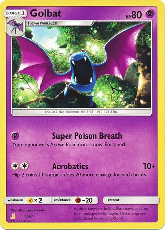 Golbat (6/30) [Sun & Moon: Trainer Kit - Alolan Raichu] | Mega City Incorporated