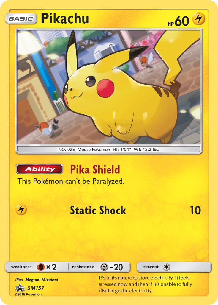 Pikachu (SM157) [Sun & Moon: Black Star Promos] | Mega City Incorporated