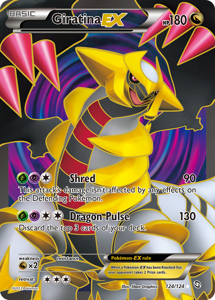 Giratina EX (124/124) [Black & White: Dragons Exalted] | Mega City Incorporated