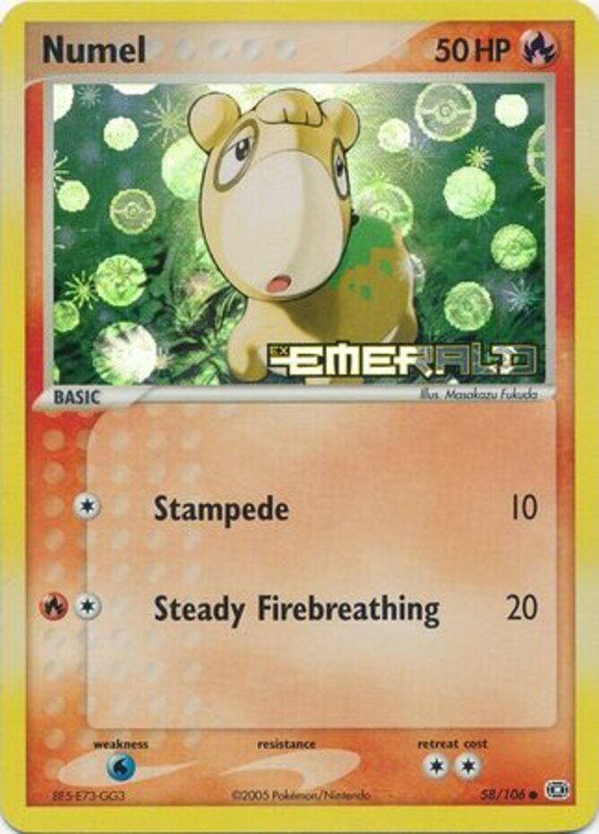 Numel (58/106) (Stamped) [EX: Emerald] | Mega City Incorporated