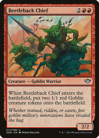 Beetleback Chief [Duel Decks: Speed vs. Cunning] | Mega City Incorporated