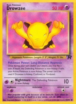 Drowzee (54/82) [Team Rocket Unlimited] | Mega City Incorporated