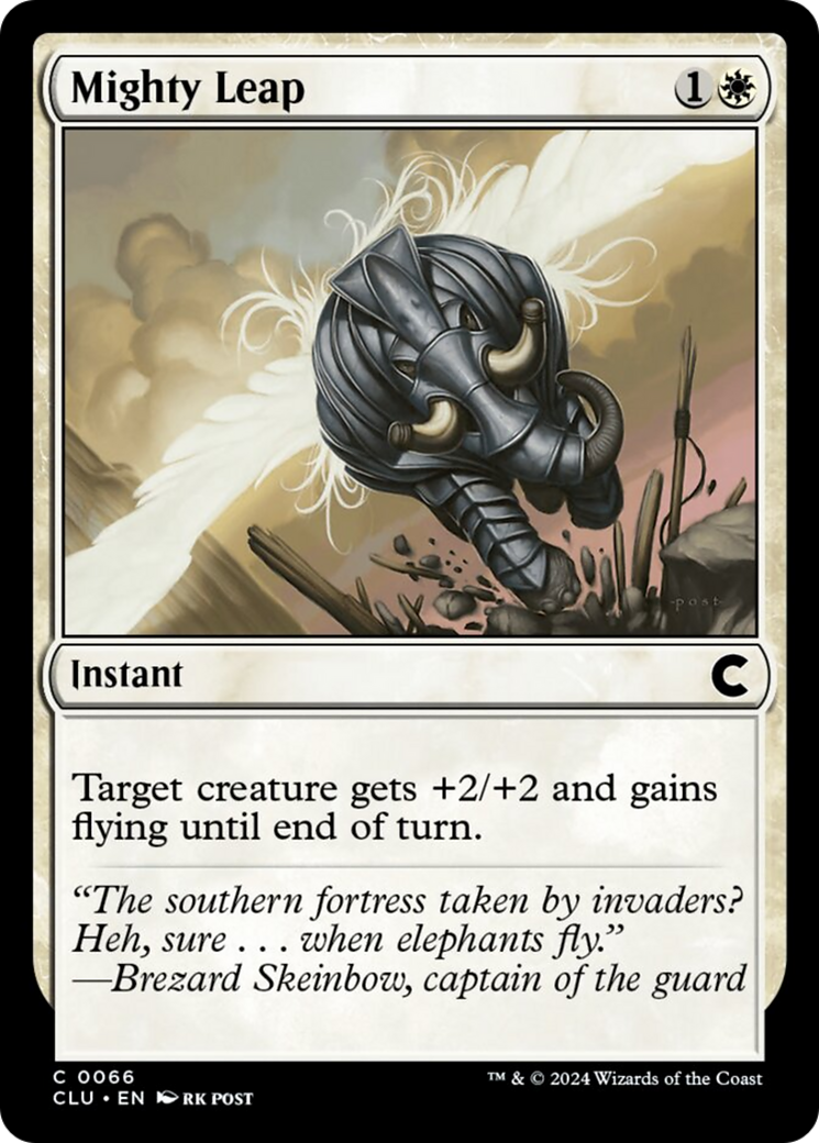 Mighty Leap [Ravnica: Clue Edition] | Mega City Incorporated