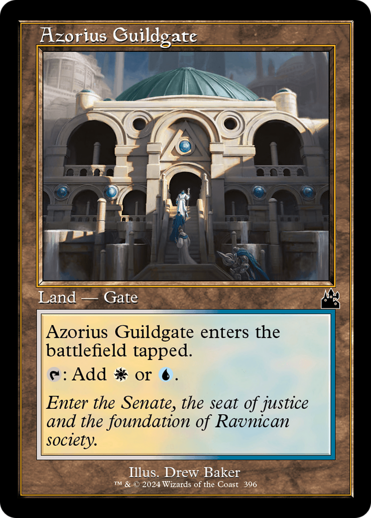 Azorius Guildgate (Retro Frame) [Ravnica Remastered] | Mega City Incorporated