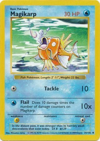 Magikarp (35/102) [Base Set Shadowless Unlimited] | Mega City Incorporated