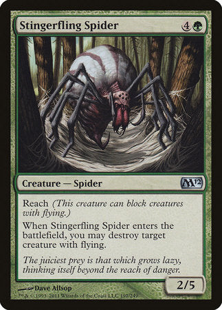 Stingerfling Spider [Magic 2012] | Mega City Incorporated