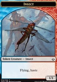 Insect // Warrior Double-sided Token [Hour of Devastation Tokens] | Mega City Incorporated