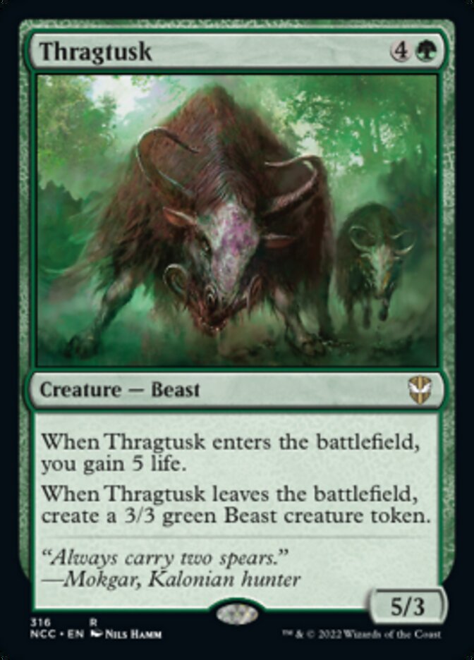 Thragtusk [Streets of New Capenna Commander] | Mega City Incorporated