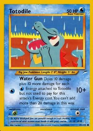 Totodile (85/105) [Neo Destiny Unlimited] | Mega City Incorporated