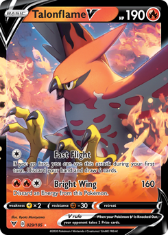 Talonflame V (029/185) [Sword & Shield: Vivid Voltage] | Mega City Incorporated