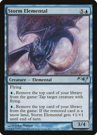 Storm Elemental [Coldsnap Theme Decks] | Mega City Incorporated