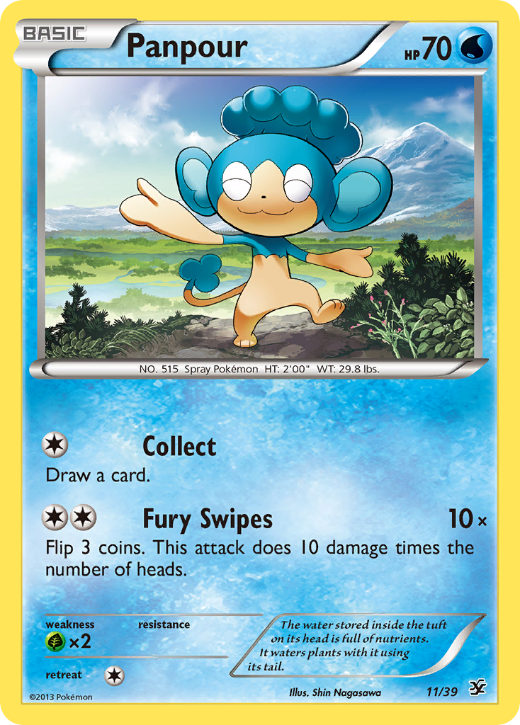 Panpour (11/39) [XY: Kalos Starter Set] | Mega City Incorporated