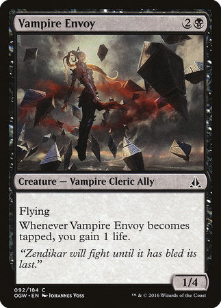 Vampire Envoy [Oath of the Gatewatch] | Mega City Incorporated