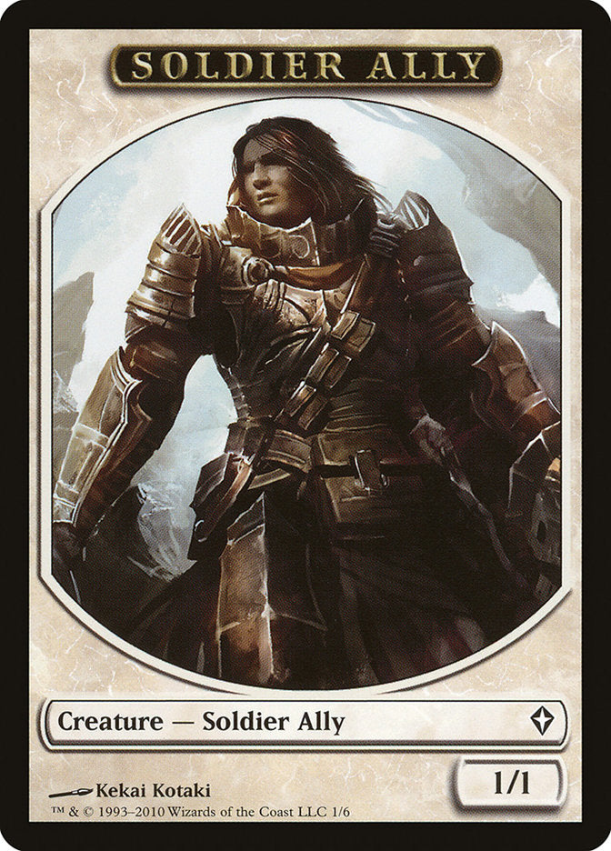 Soldier Ally [Worldwake Tokens] | Mega City Incorporated