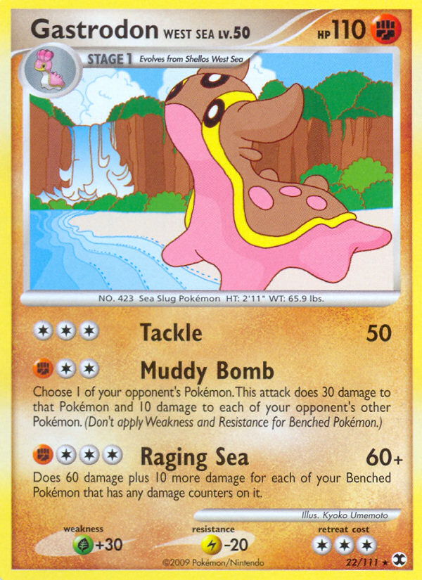 Gastrodon West Sea (22/111) [Platinum: Rising Rivals] | Mega City Incorporated