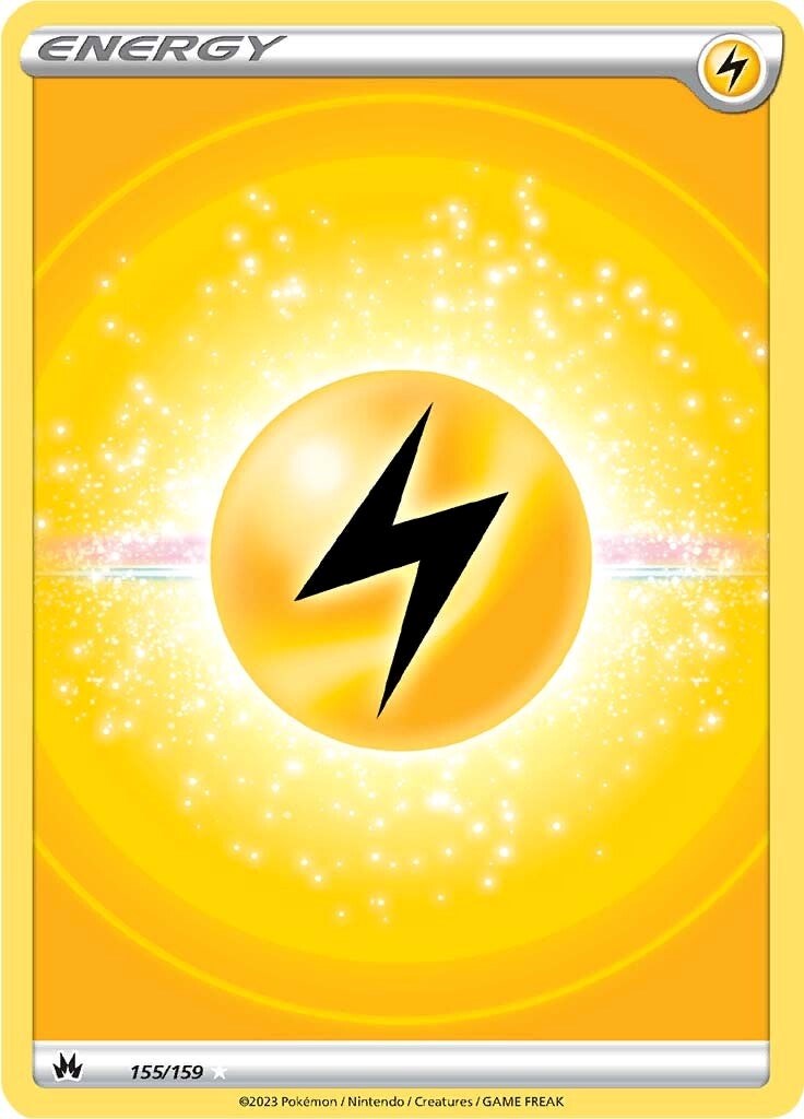 Lightning Energy (155/159) (Texture Full Art) [Sword & Shield: Crown Zenith] | Mega City Incorporated