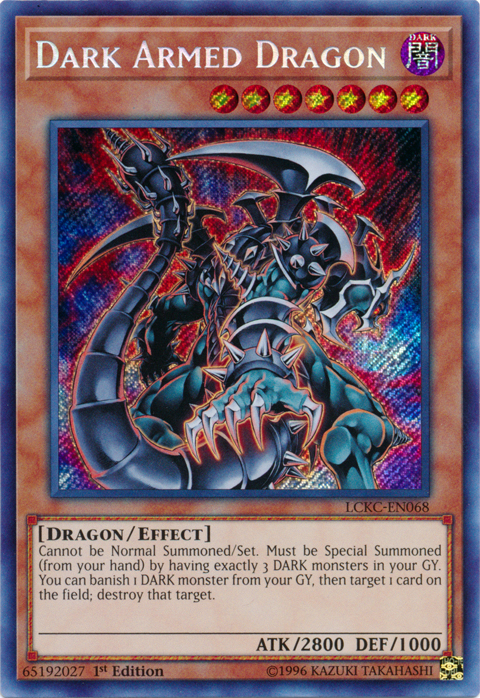 Dark Armed Dragon [LCKC-EN068] Secret Rare | Mega City Incorporated