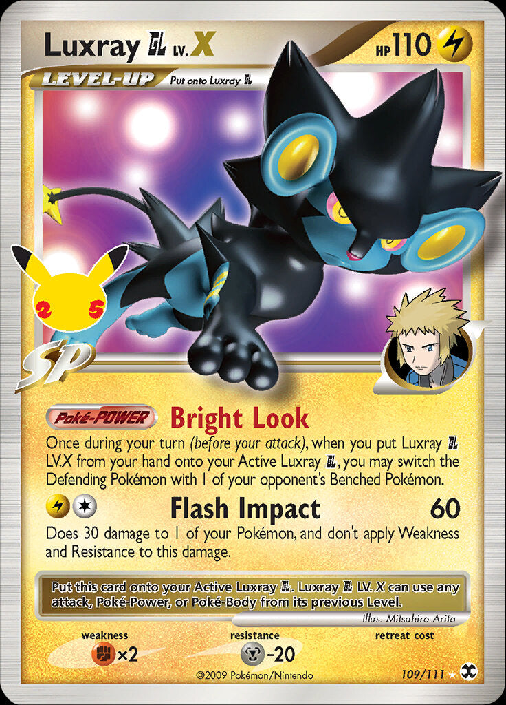 Luxray GL LV.X (109/111) [Celebrations: 25th Anniversary - Classic Collection] | Mega City Incorporated