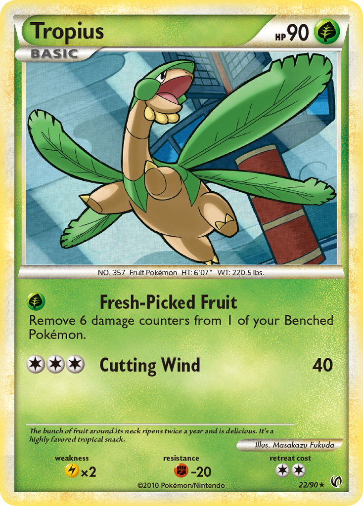 Tropius (22/90) [HeartGold & SoulSilver: Undaunted] | Mega City Incorporated