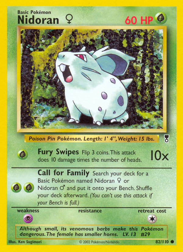 Nidoran (82/110) (Female) [Legendary Collection] | Mega City Incorporated