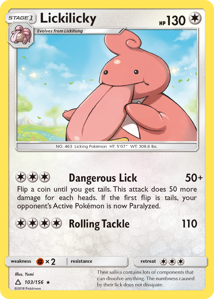 Lickilicky (103/156) [Sun & Moon: Ultra Prism] | Mega City Incorporated