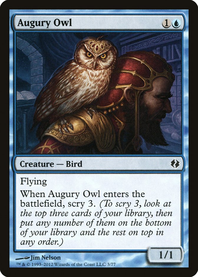 Augury Owl [Duel Decks: Venser vs. Koth] | Mega City Incorporated