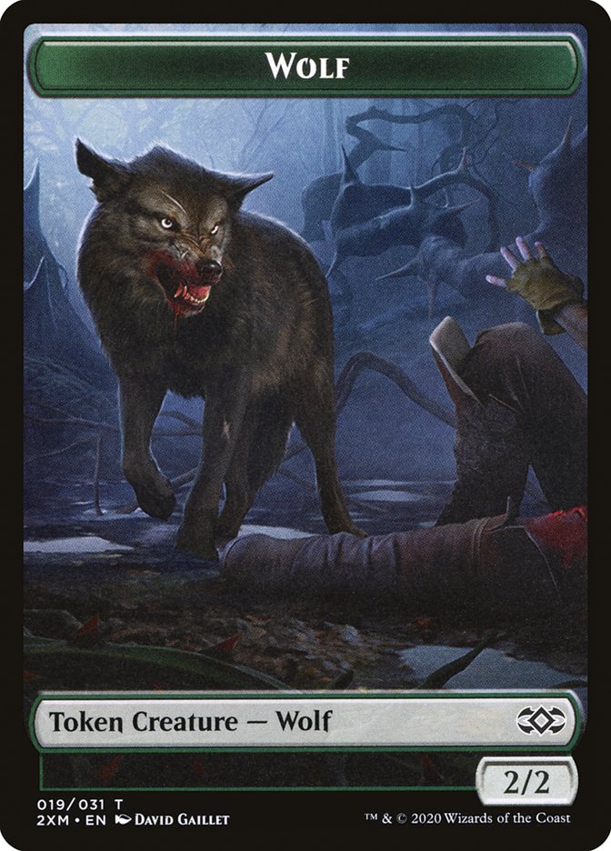 Wolf Token [Double Masters] | Mega City Incorporated