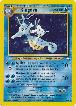 Kingdra (8/111) [Neo Genesis Unlimited] | Mega City Incorporated