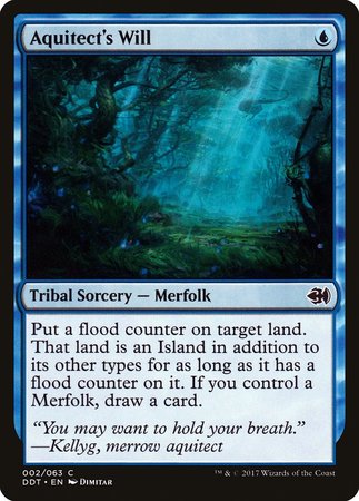 Aquitect's Will [Duel Decks: Merfolk vs. Goblins] | Mega City Incorporated