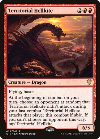 Territorial Hellkite [Commander 2017] | Mega City Incorporated