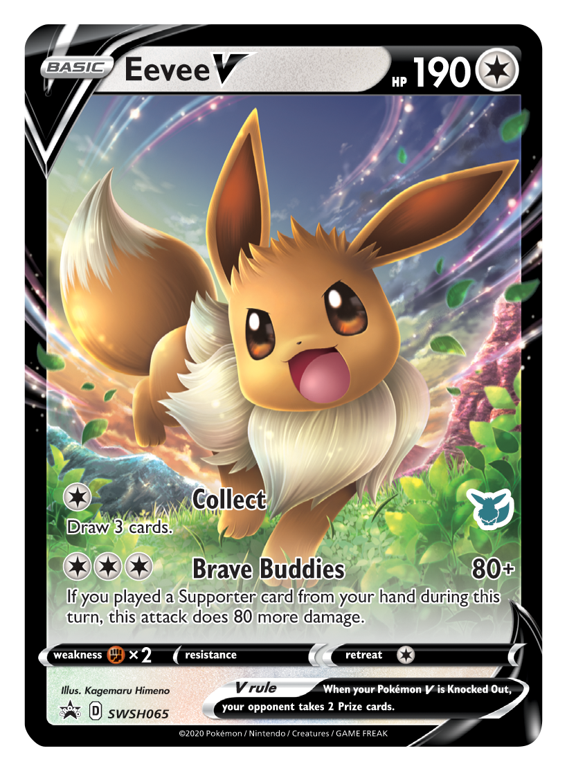 Eevee V (SWSH065) (Eevee Deck) [Battle Academy 2022] | Mega City Incorporated