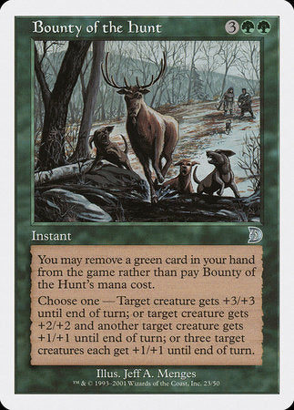 Bounty of the Hunt [Deckmasters] | Mega City Incorporated