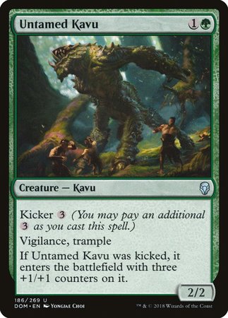 Untamed Kavu [Dominaria] | Mega City Incorporated